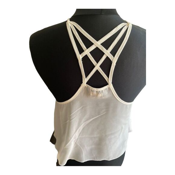 Hollister medium laced  cami off white - Picture 3 of 4